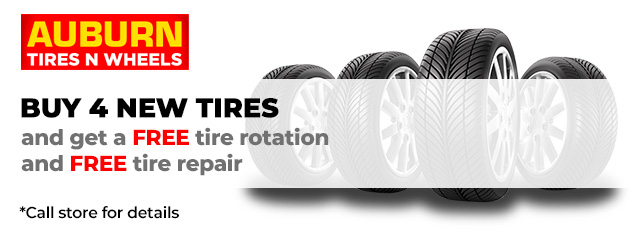 Buy 4 new tires and get FREE